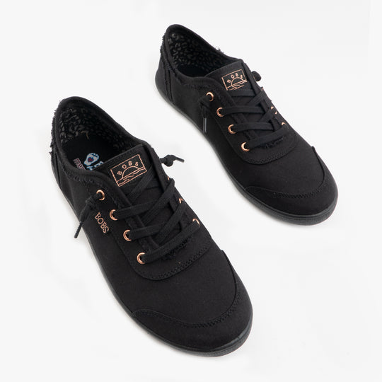 Skechers 33492/BBK BOBS B CUTE Womens Slip-On Trainers Black