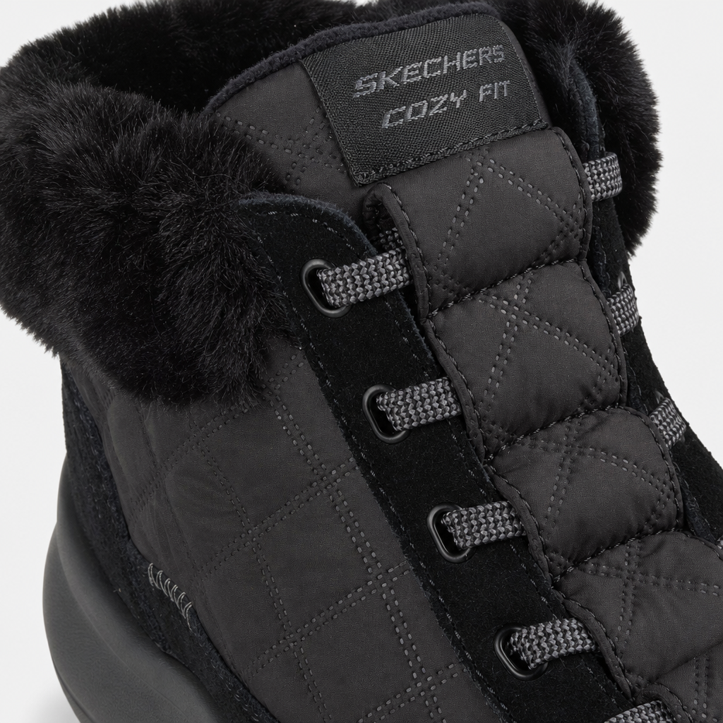 Skechers ON-THE-GO ENCORE - COZY FIT MAISIE Womens Ankle Boots Black