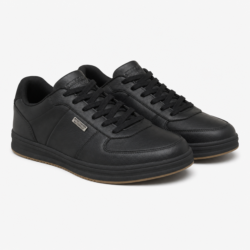 Skechers PALMIRO - MONTY Mens Casual Trainers Black