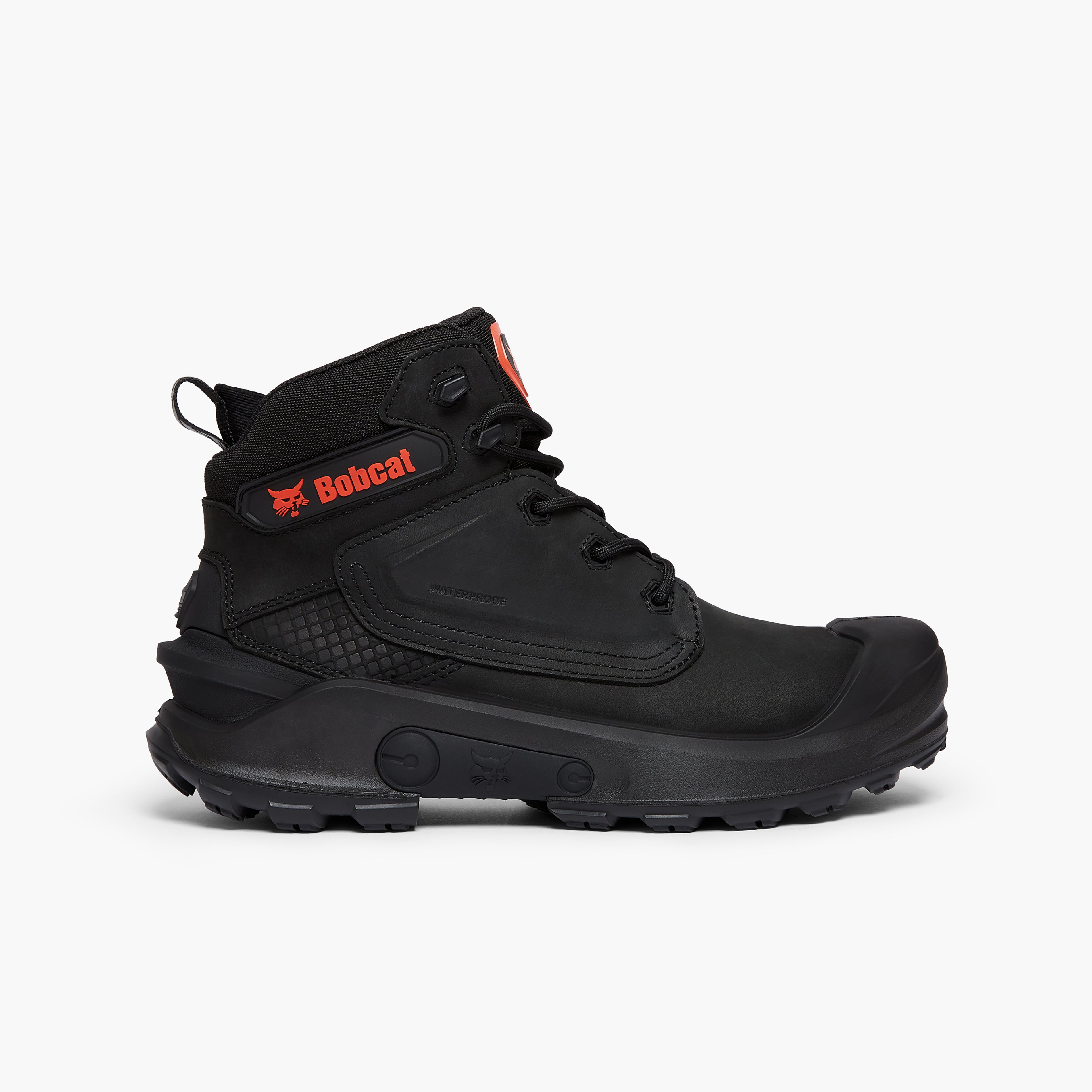 Bobcat FARGO Mens Waterproof Nubuck Safety Boots Black
