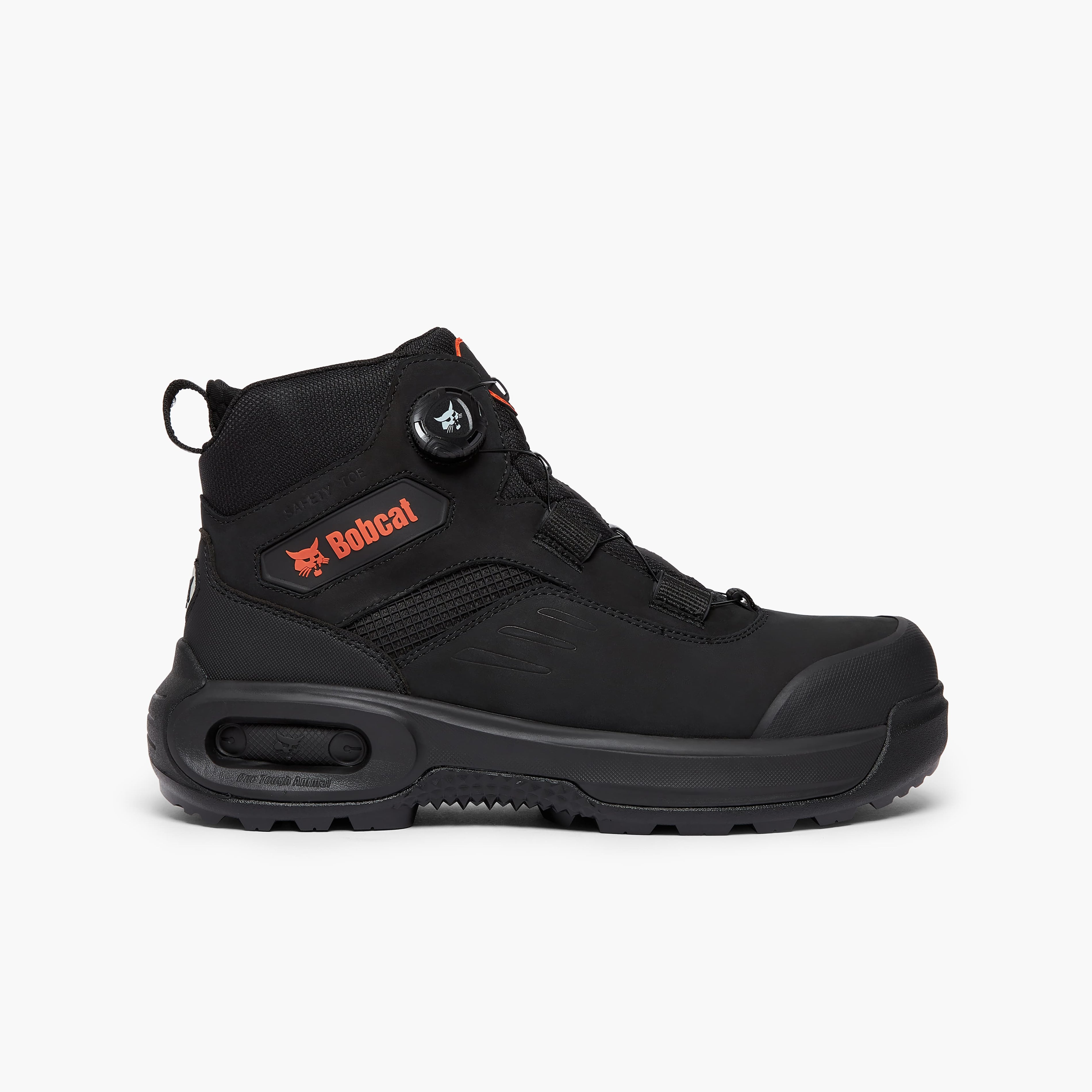 Bobcat MELROE Mens Nubuck Safety Boots Black