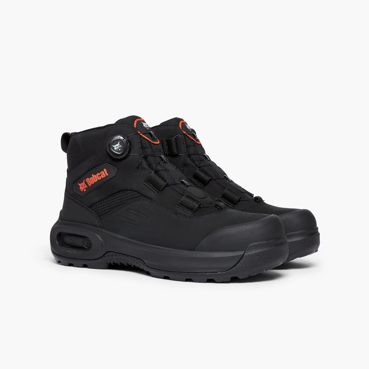 Bobcat MELROE Mens Nubuck Safety Boots Black