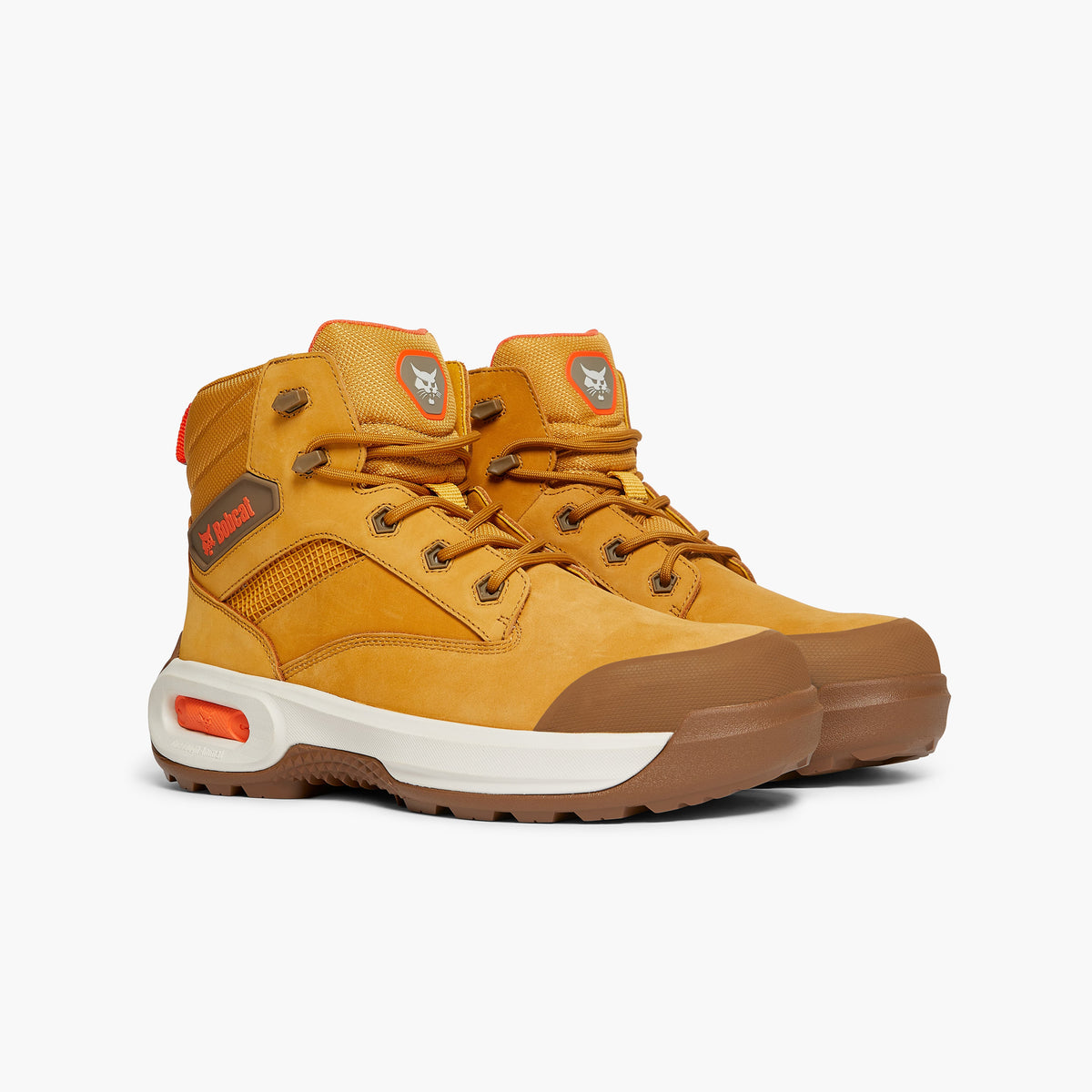 Bobcat DAKOTA Mens Nubuck Hiker Safety Boots Honey