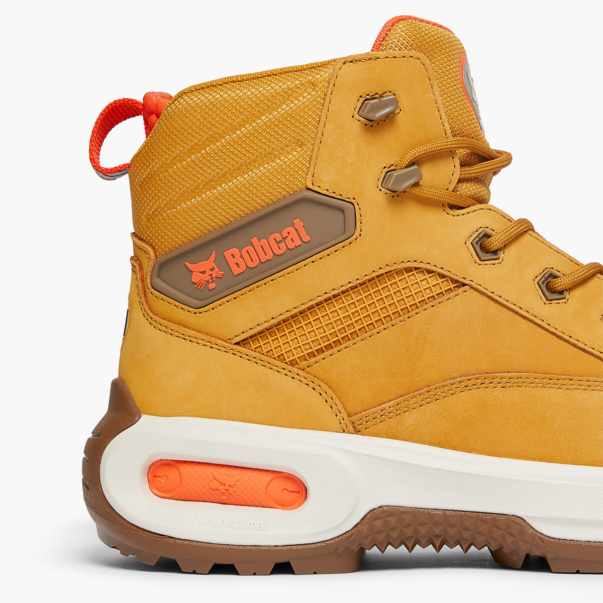 Bobcat DAKOTA Mens Nubuck Hiker Safety Boots Honey