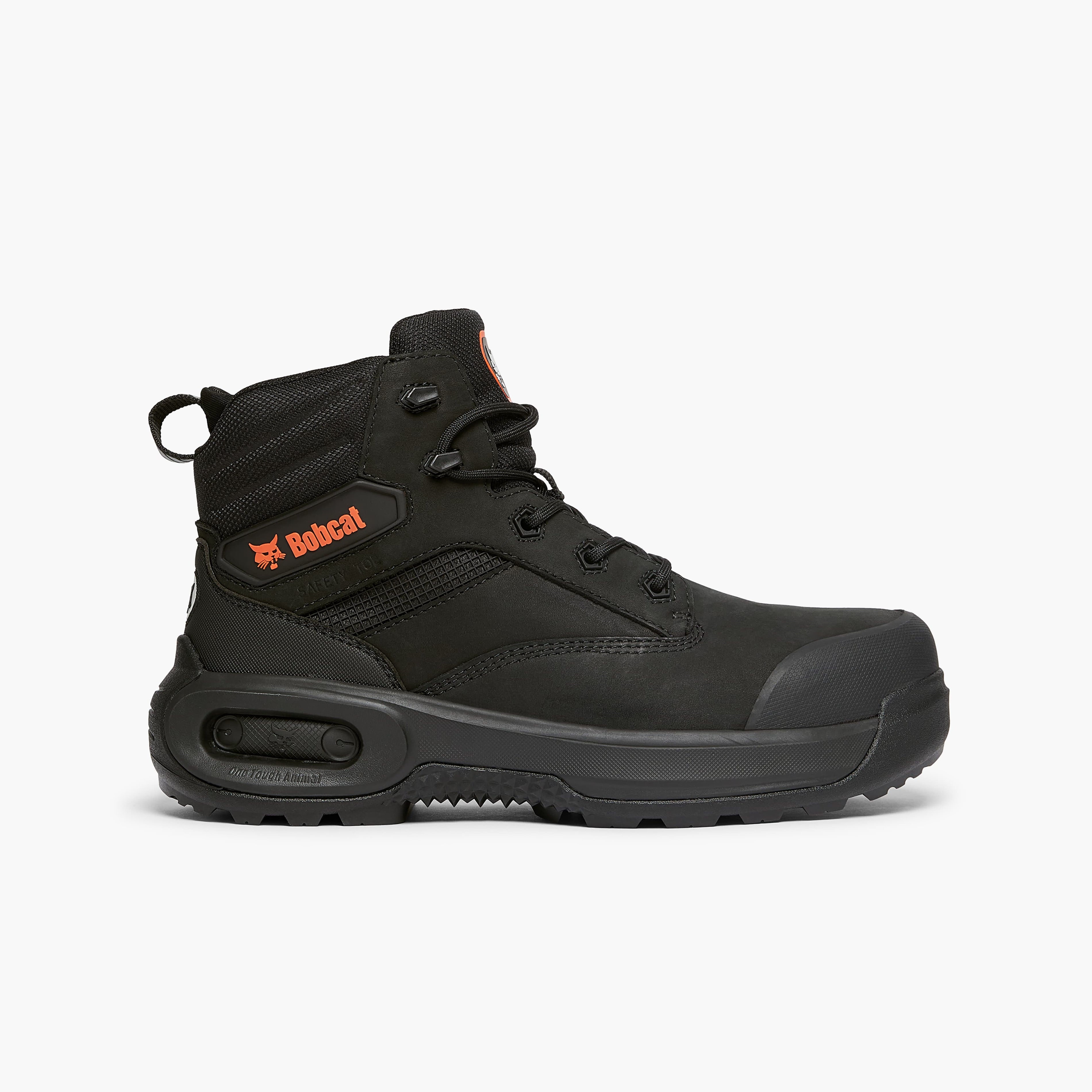 Bobcat DAKOTA Mens Nubuck Hiker Safety Boots Black