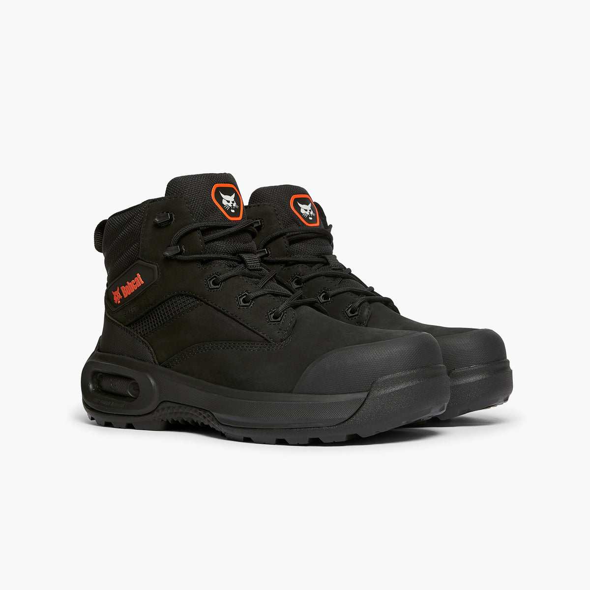 Bobcat DAKOTA Mens Nubuck Hiker Safety Boots Black