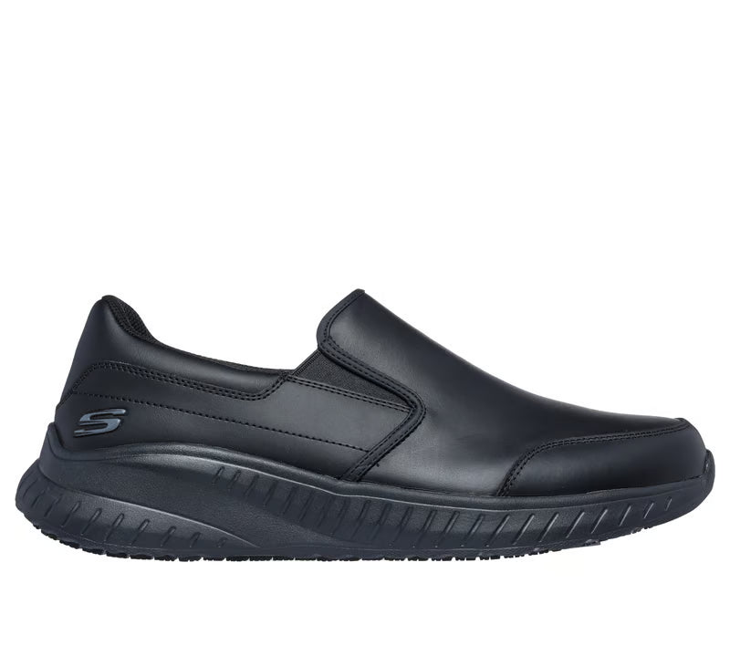 Skechers Work SQUAD CHAOS - ROCKRATH Mens Workwear Trainers Black