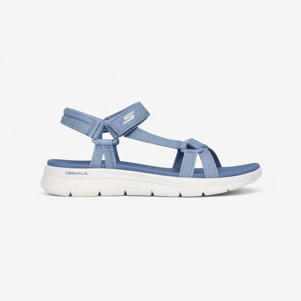 Skechers GO WALK FLEX SANDAL - SUBLIME Womens Ankle Strap Sandals Blue