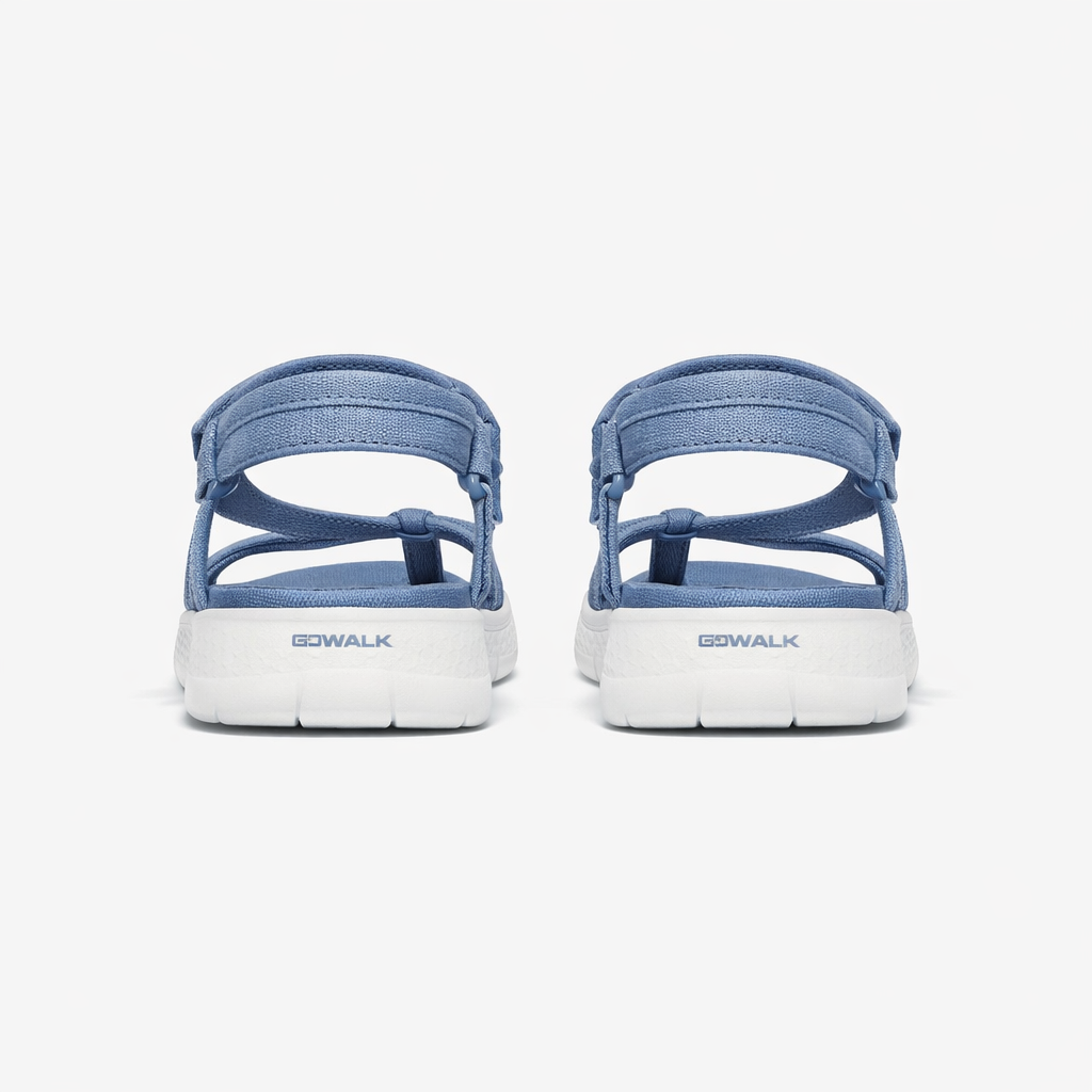 Skechers GO WALK FLEX SANDAL - SUBLIME Womens Ankle Strap Sandals Blue