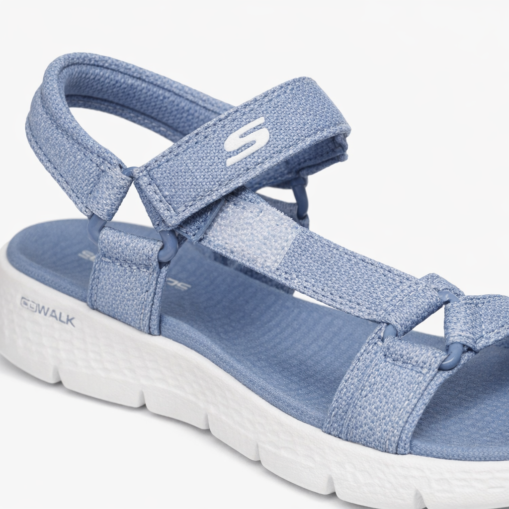 Skechers GO WALK FLEX SANDAL - SUBLIME Womens Ankle Strap Sandals Blue