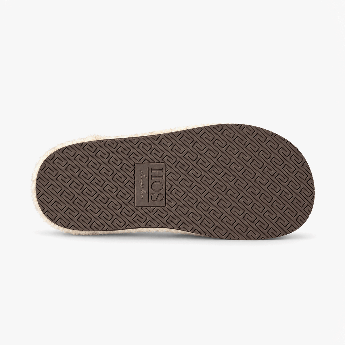 HOS Sheepskin EDWIN Mens Mules Brown