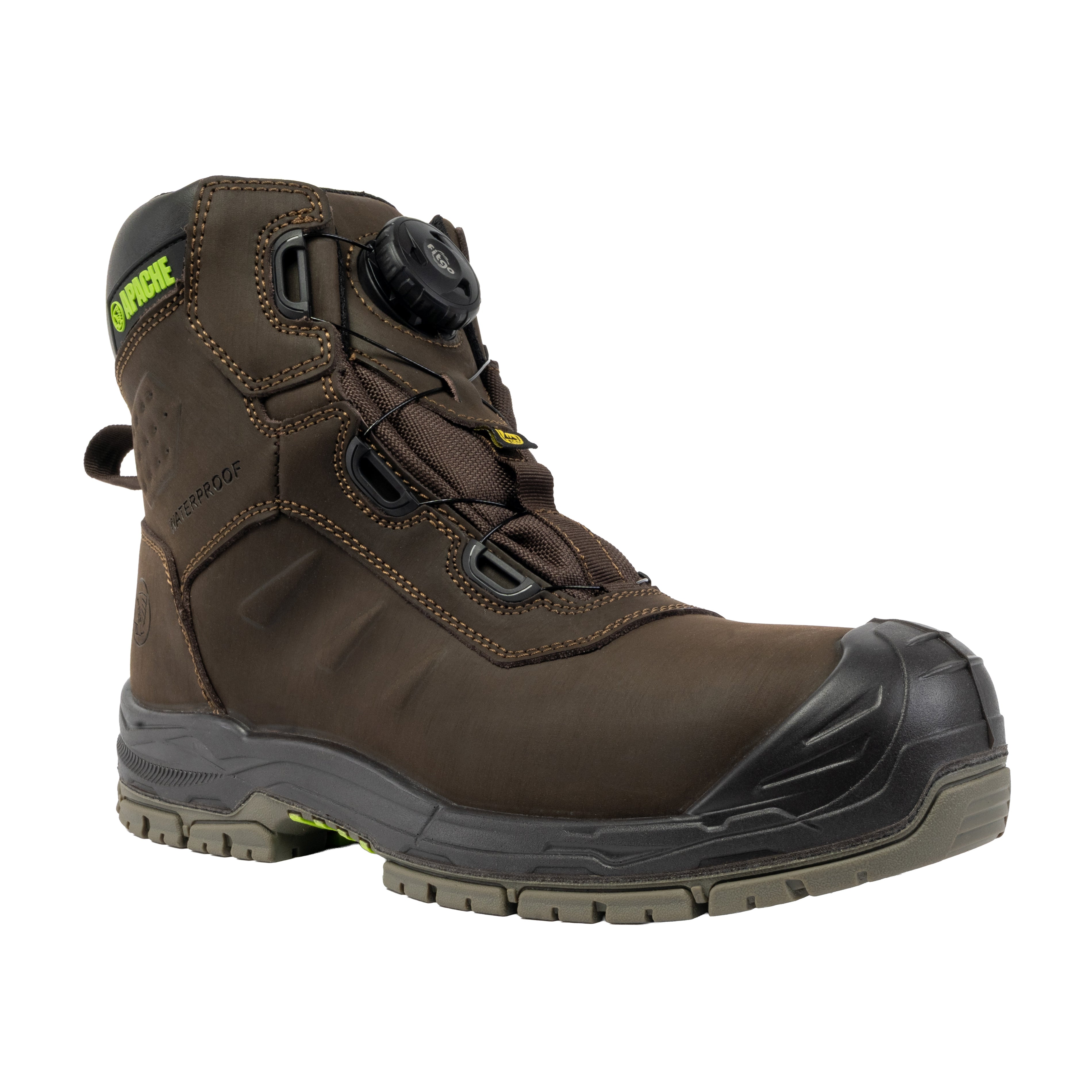 Apache CHURCHILL Unisex Adults Safety Boots Brown