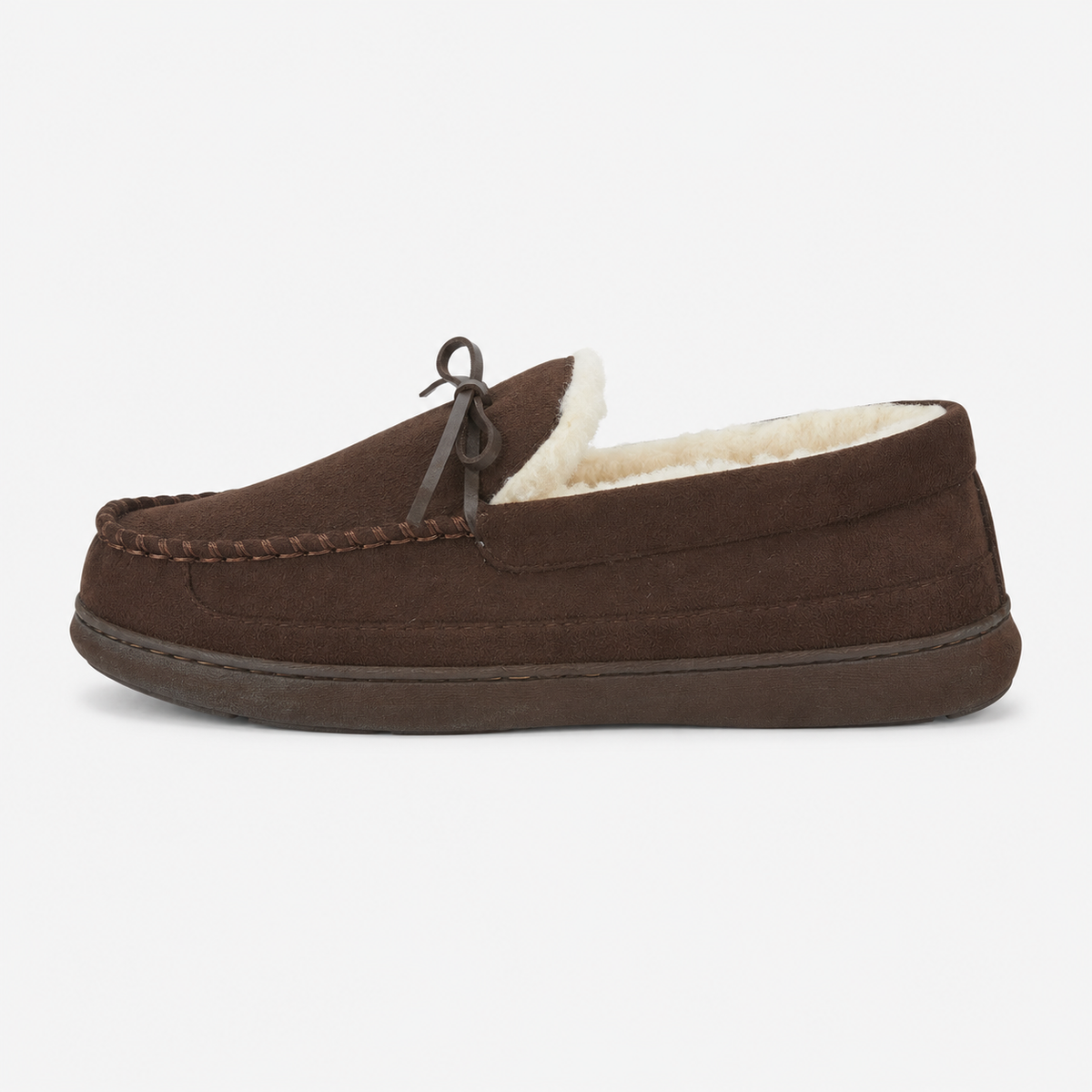 Jo & Joe CRANFORD Mens Moccasin Slippers Brown
