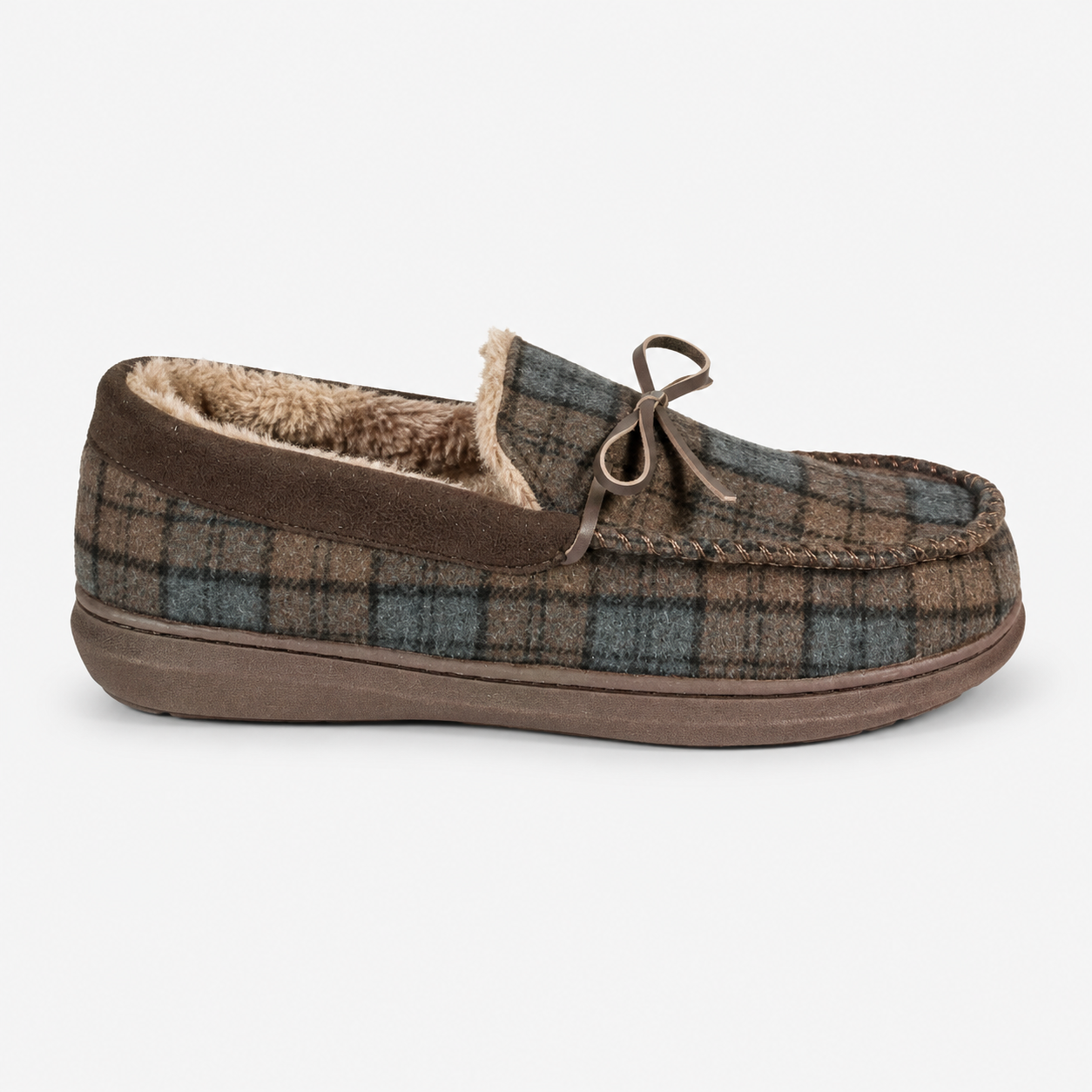Jo & Joe BUDE Mens Mule Slippers Brown