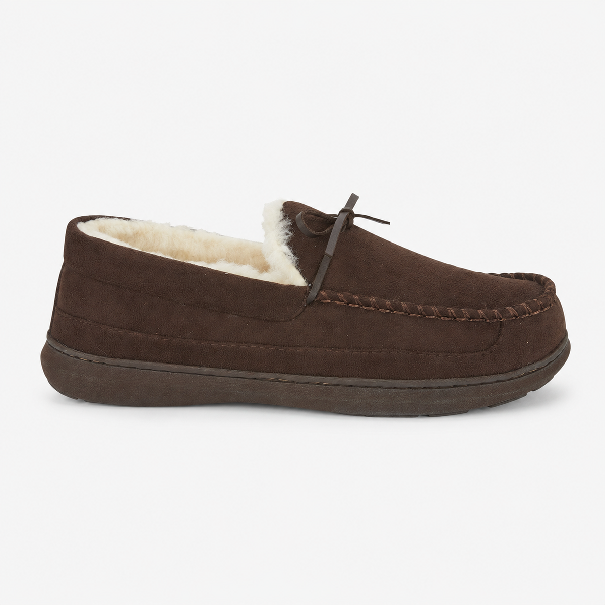 Jo & Joe CRANFORD Mens Moccasin Slippers Brown