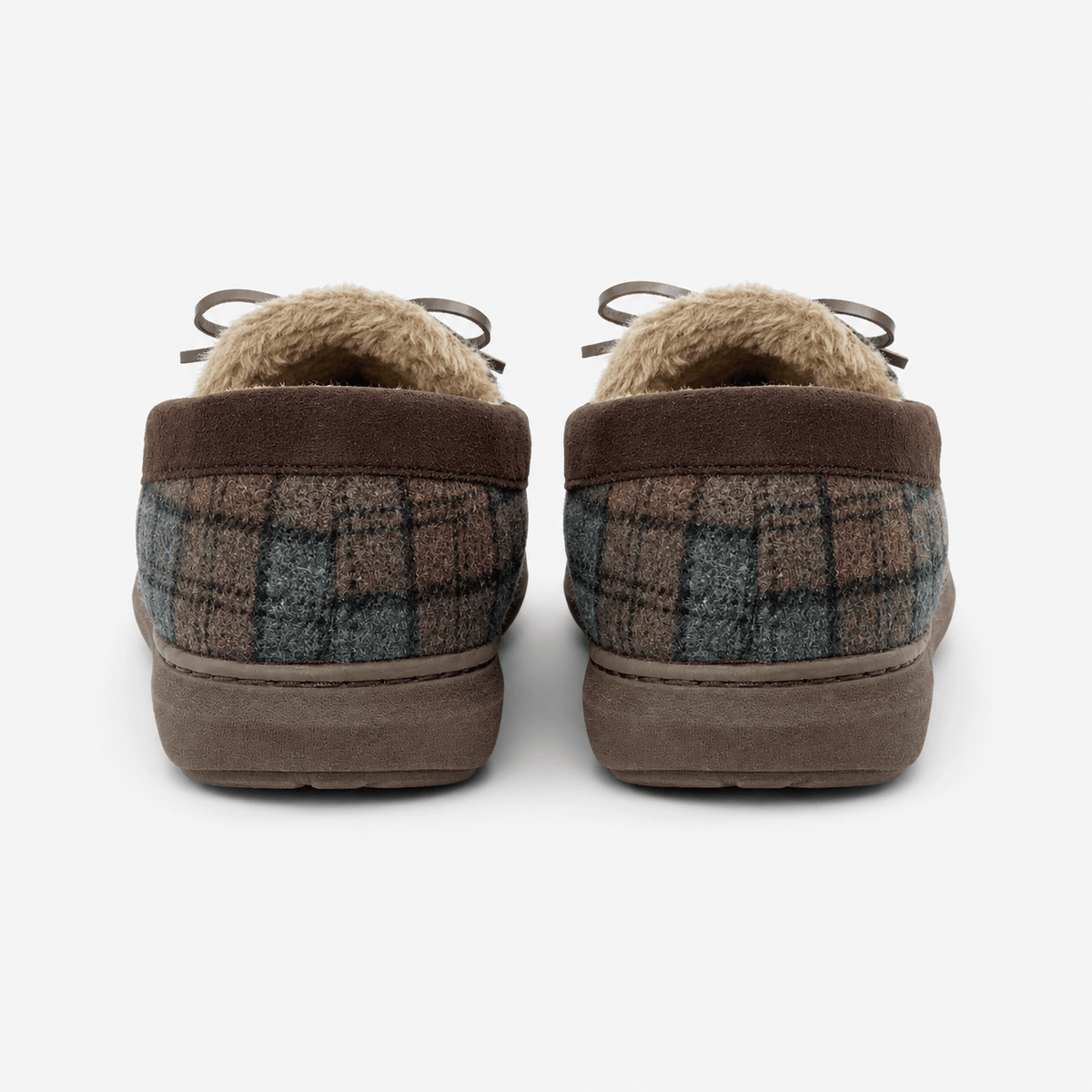 Jo & Joe BUDE Mens Mule Slippers Brown