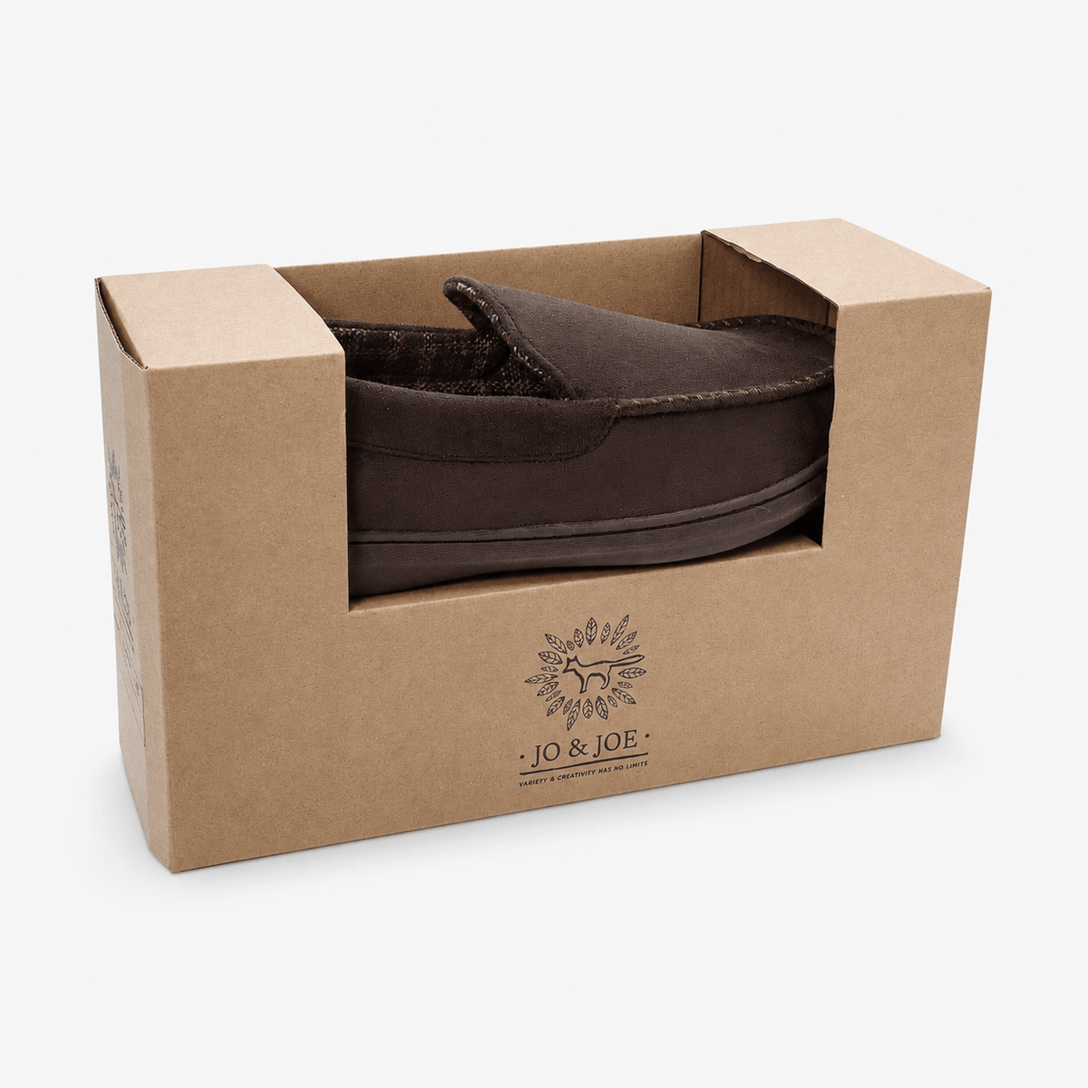 Jo & Joe PERTHSHIRE Mens Mule Slippers Brown
