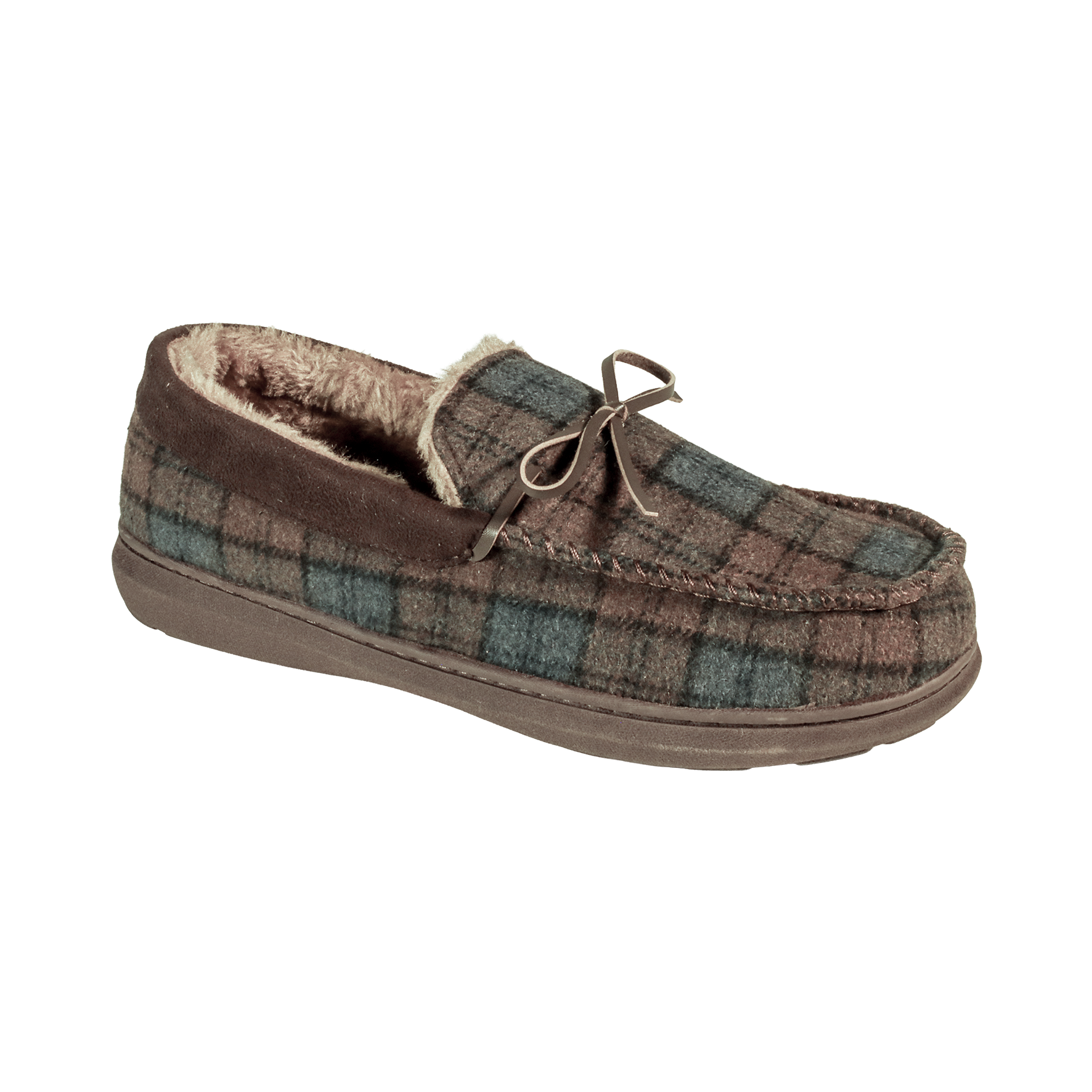 Jo & Joe BUDE Mens Mule Slippers Brown