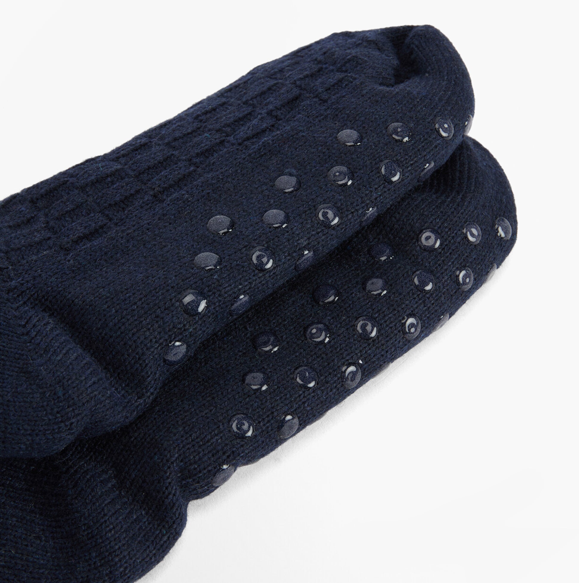 Barbour CABLE KNIT LOUNGE SOCKS Womens Socks Navy