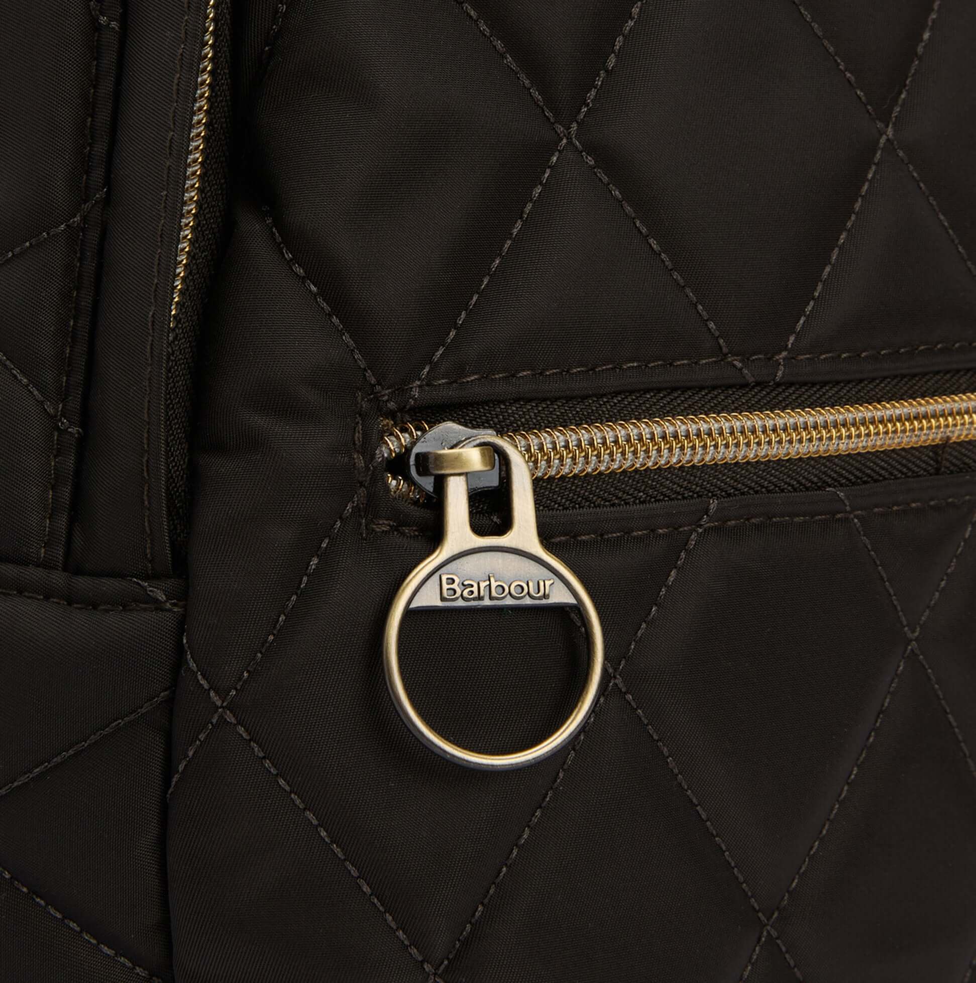 Barbour QUILTED Womens Backpack Olive