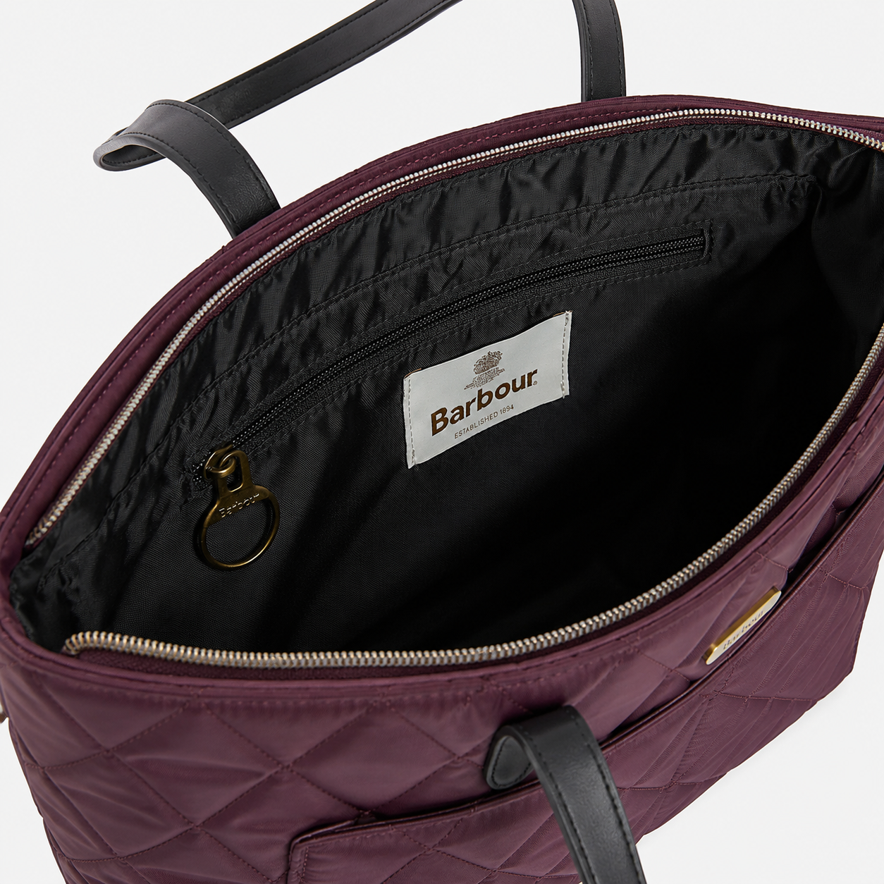 Barbour QUILTED TOTE Womens Tote Bag Fig