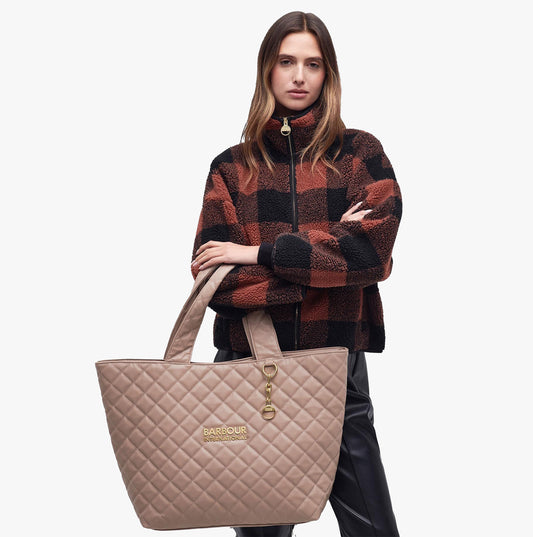 Barbour BATTERSEA Womens Tote Bag Camel