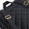 Barbour QUILTED HOXTON Womens Backpack Black