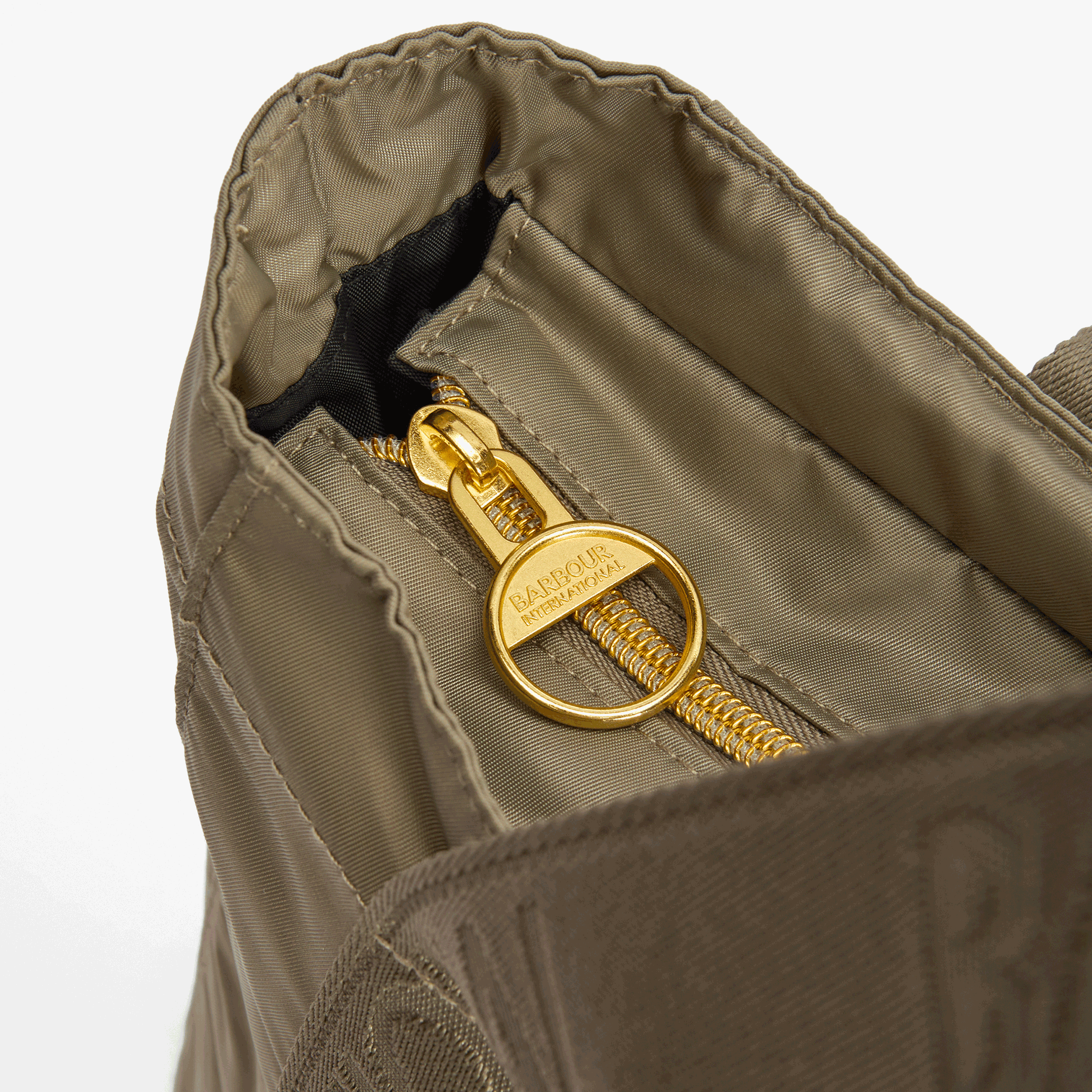 Barbour QUALIFY Womens Tote Bag Dusky Khaki