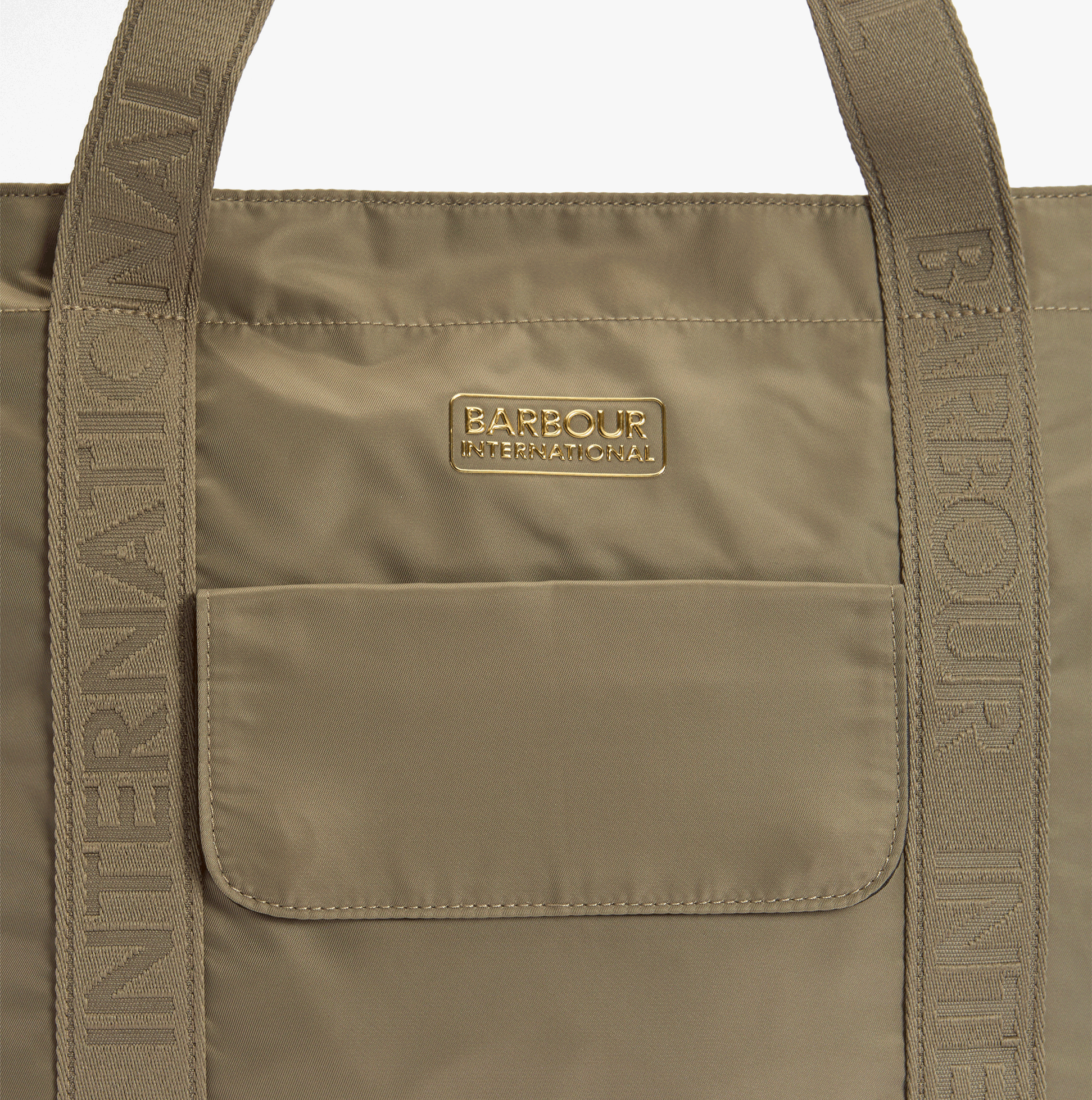 Barbour QUALIFY Womens Tote Bag Dusky Khaki