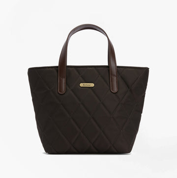 Barbour MINI QUILTED Womens Tote Bag Olive