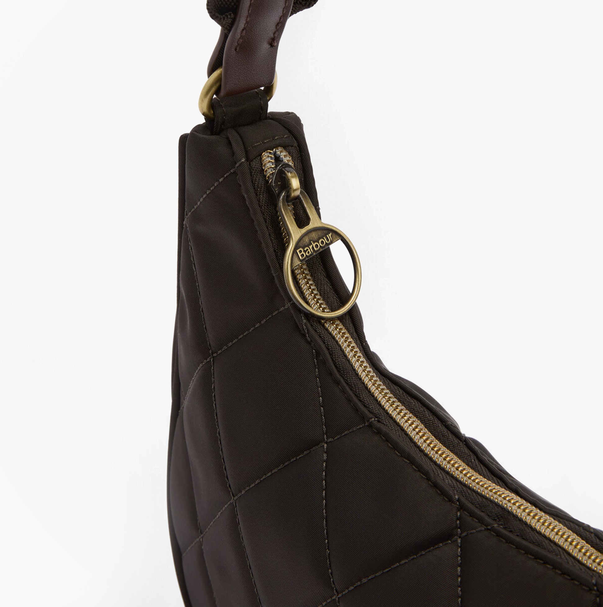 Barbour QUILTED SLING Womens Shoulder Bag Olive