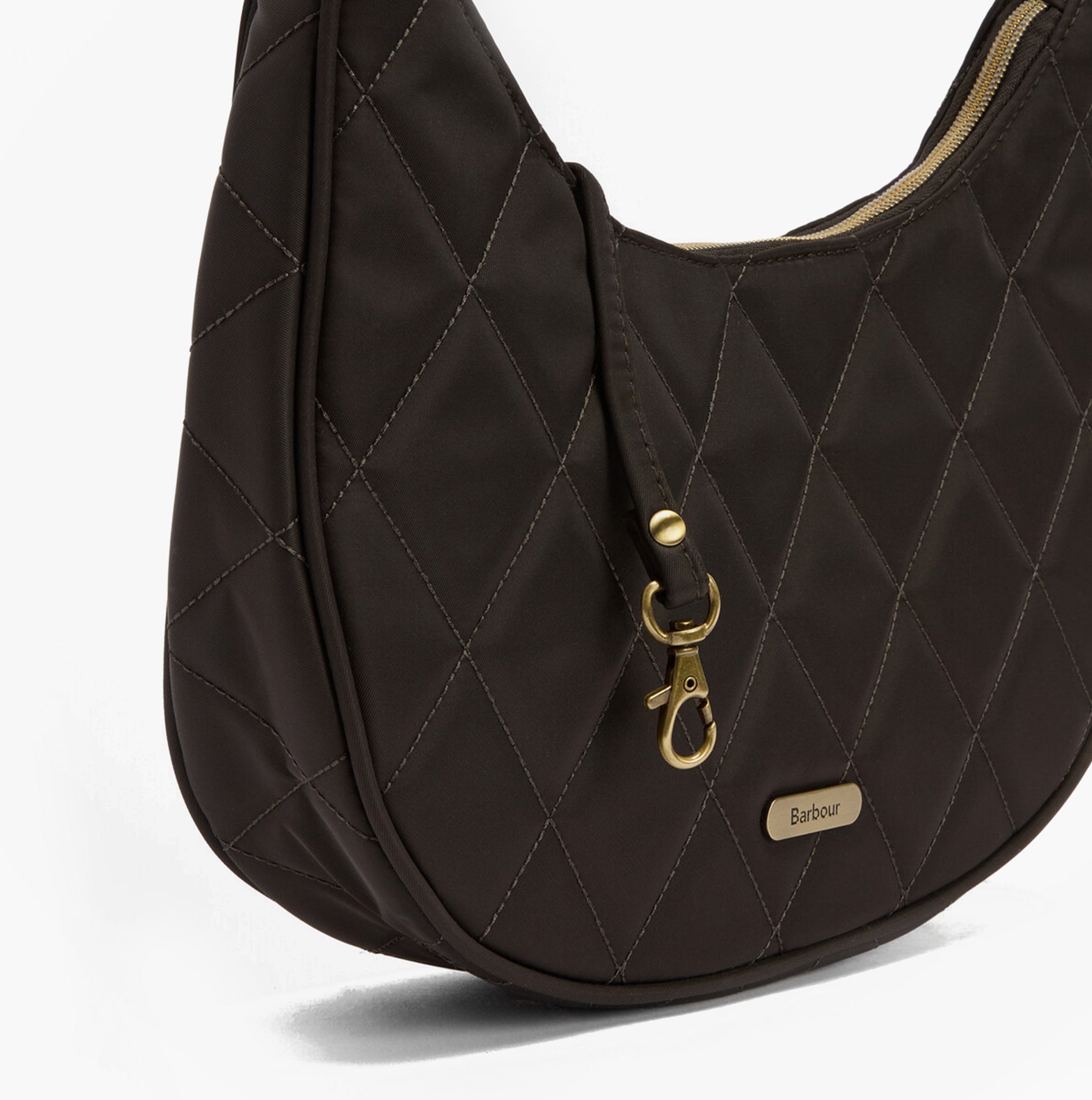 Barbour QUILTED SLING Womens Shoulder Bag Olive