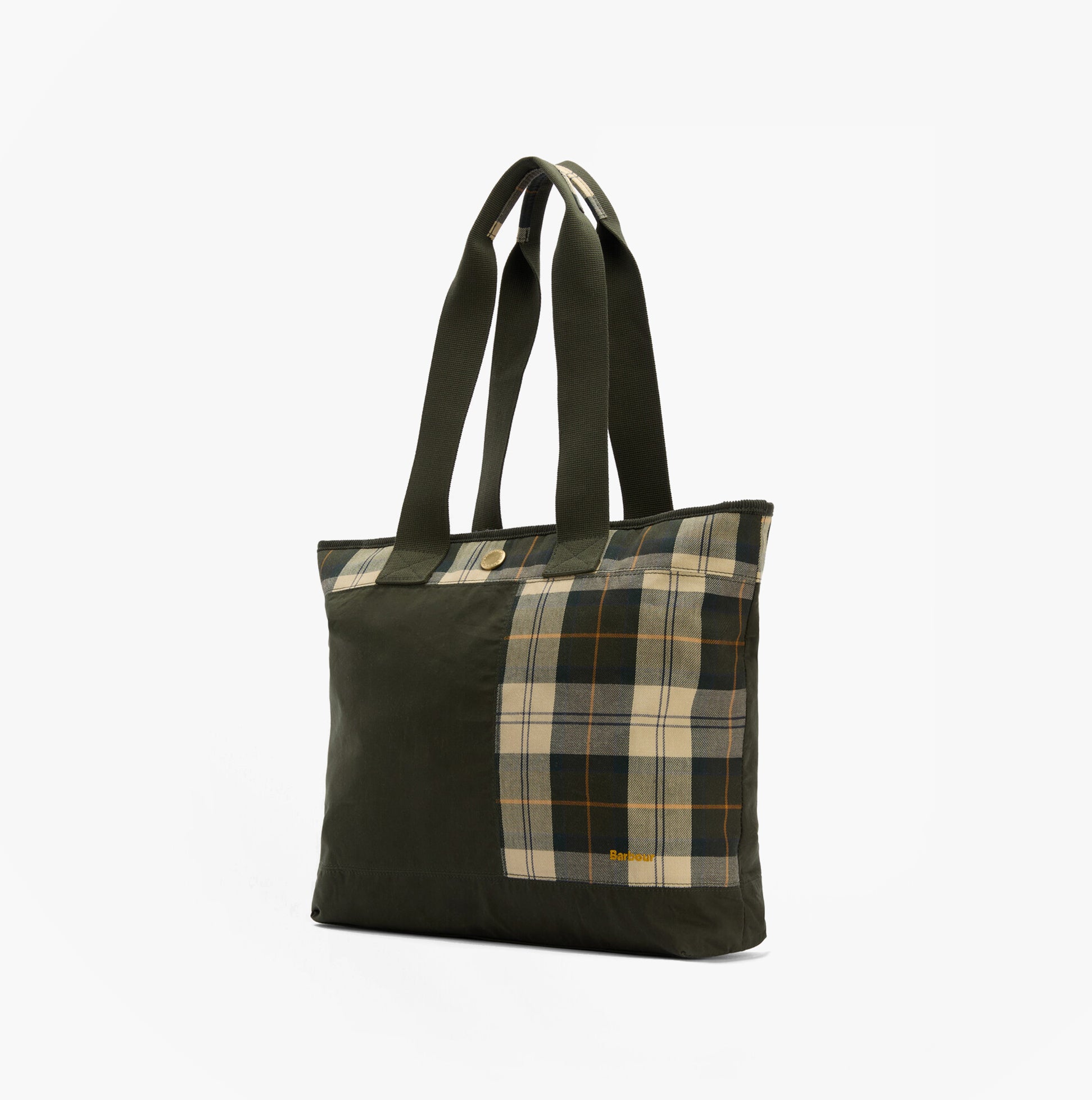Barbour MYA PATCHWORK Tote Bag Womens Tote Bag Sage/Ancient
