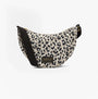 Barbour BOULEVARD Sling Bag Womens Jasmine Leopard side view showcasing leopard print design.