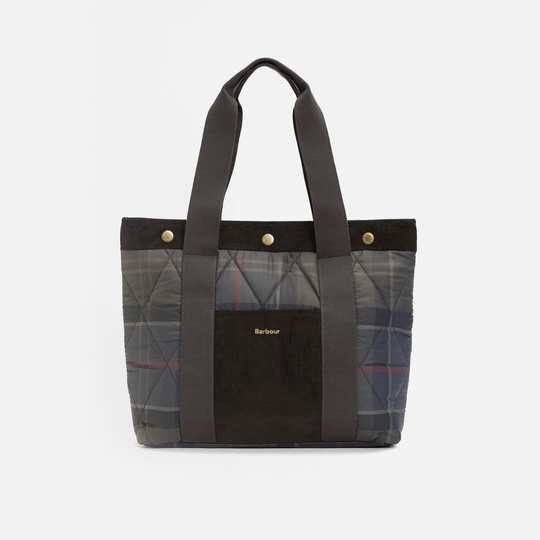 Barbour HEALY TARTAN TOTE Womens Tote Bag Shadow Classic Tartan