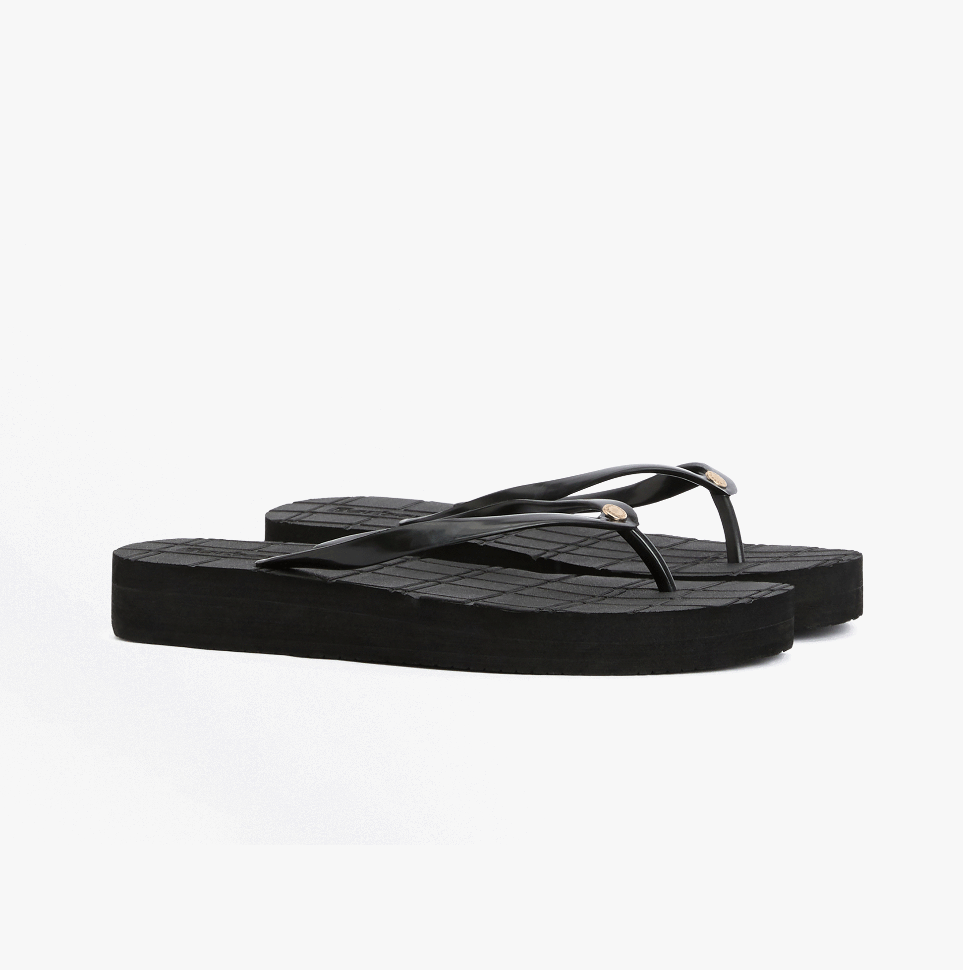 Barbour TILDA POST Womens Toe-Post Sandals Black