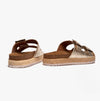 Barbour PAMELA Womens Quilted Sandals Gold Metallic