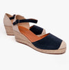 Barbour FRANCES Womens Espadrille Wedges Navy