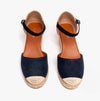 Barbour FRANCES Womens Espadrille Wedges Navy