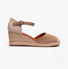 Barbour FRANCES Womens Espadrille Wedges Sand