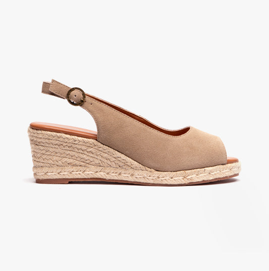 Barbour NADIA Womens Espadrille Wedges Sand