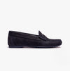 Barbour ASTRID Womens Buckle Loafers Navy