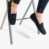 Barbour ASTRID Womens Buckle Loafers Navy