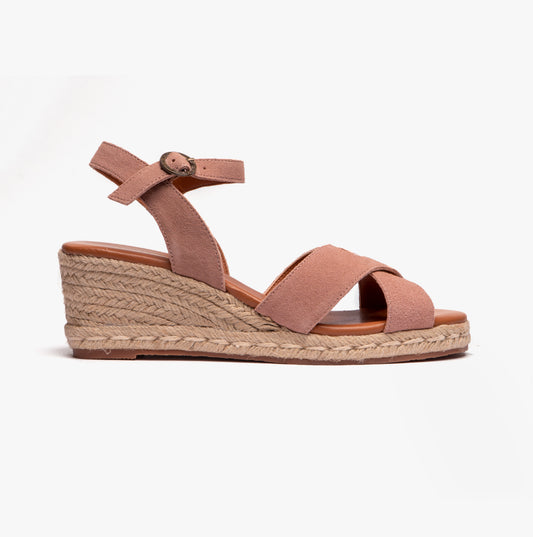 Barbour EMILY Womens Wedge Sandals Nude