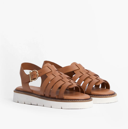 Barbour OTTERBURN Womens Fisherman Sandals Tan