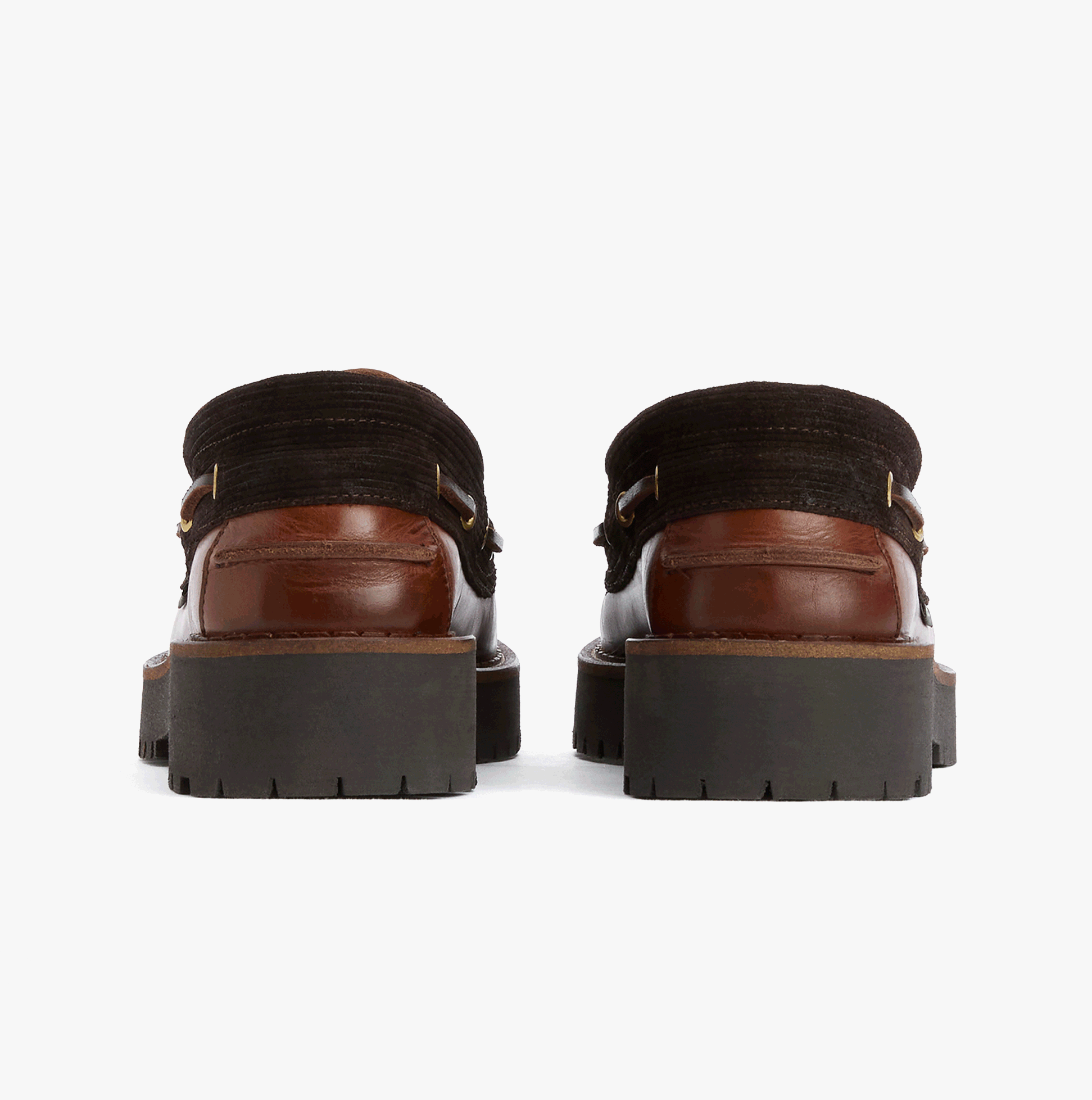 Barbour DARRAS Womens Boat & Deck Shoes Dark Brown