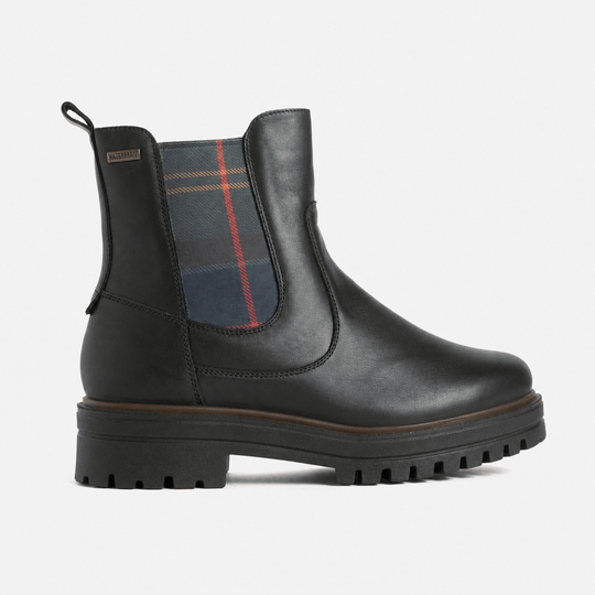 Barbour AMBERLEY Womens Chelsea Boots Black Leather