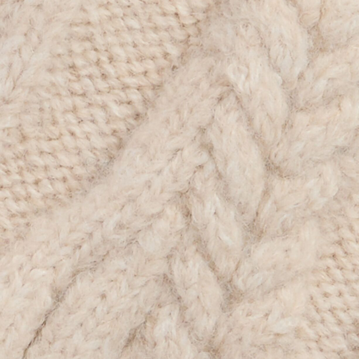 Barbour ELSDON KNITTED Womens Mittens Eggshell