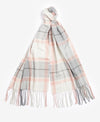 Barbour DOVER BEANIE & HAILES SCARF Womens Gift Set Pearl Grey