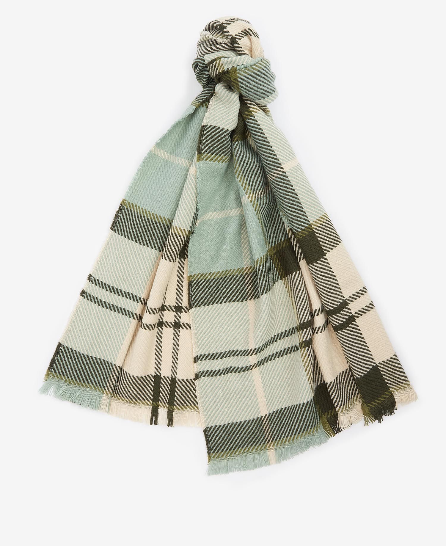 Barbour PENDLE BEANIE & BLAIR SCARF Gift Set Womens Soft Mint